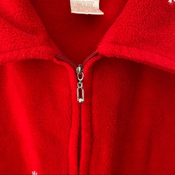 Cleo X-Mas Fleece Red Women's Vest Ugly Sweater- Size XL - Picture 5 of 9